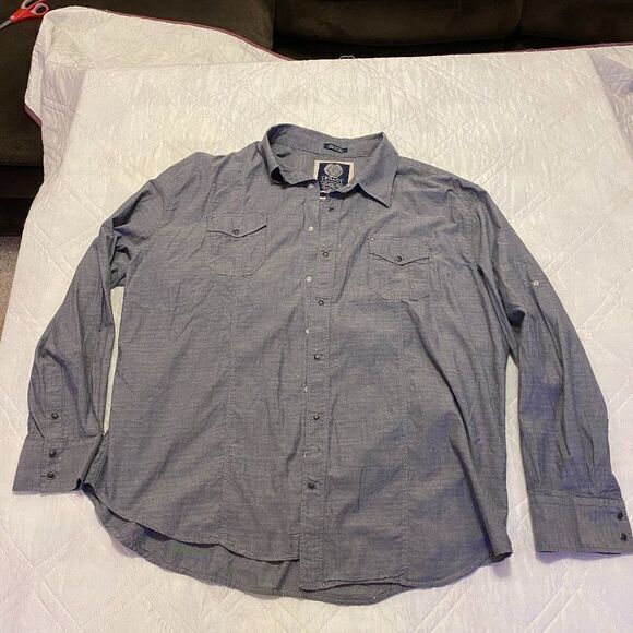 Jordan Craig Legacy Edition‎ Gray long sleeve button up shirt 3XL - Picture 1 of 6